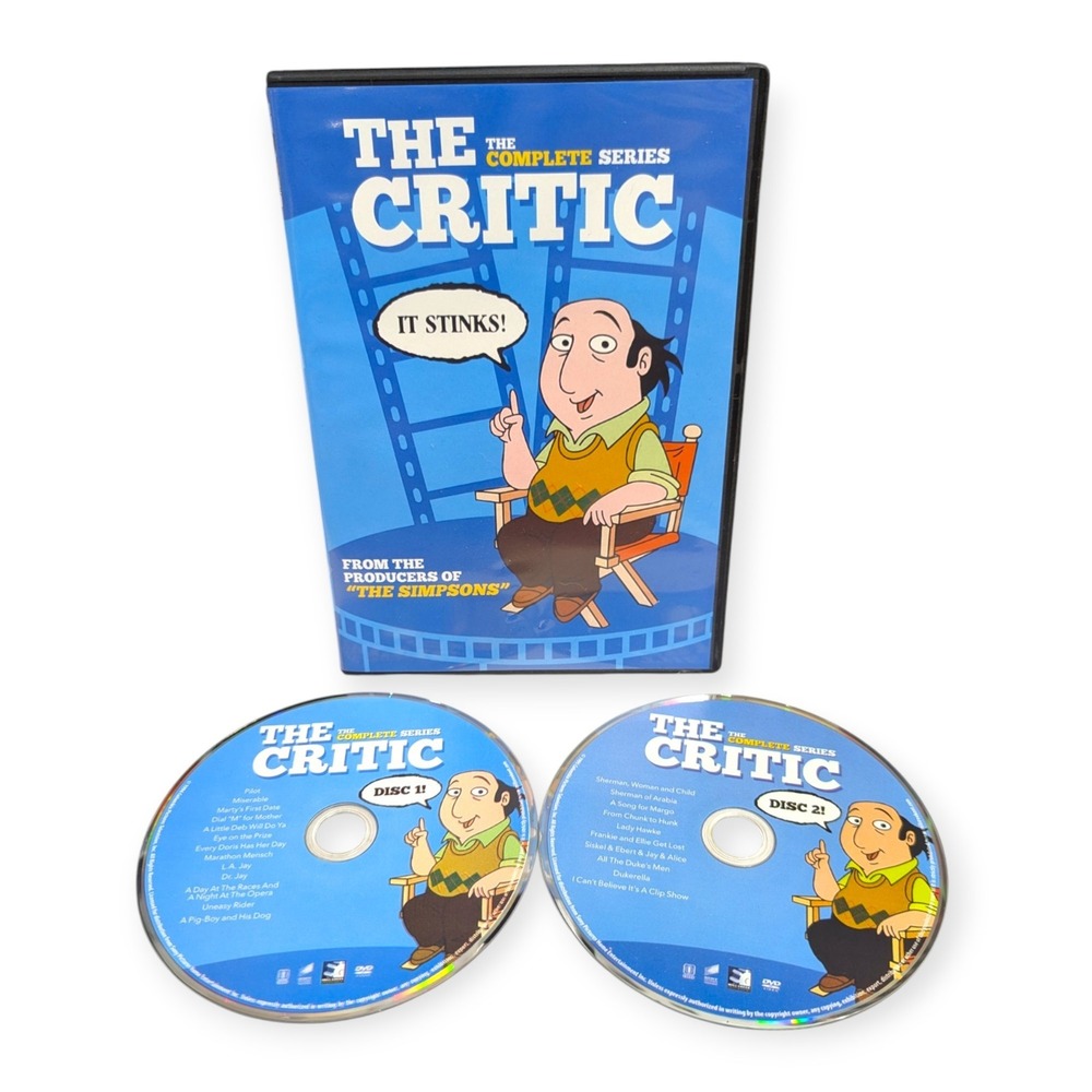 The Critic The Complete Series DVD Mill Creek Jon Lovitz Animation Comedy 2-Disc
